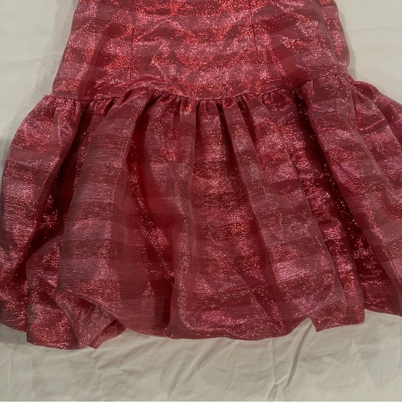 Corey Lynn Calter Pink Shiny Shimmer Size XS Dress - Picture 7 of 9